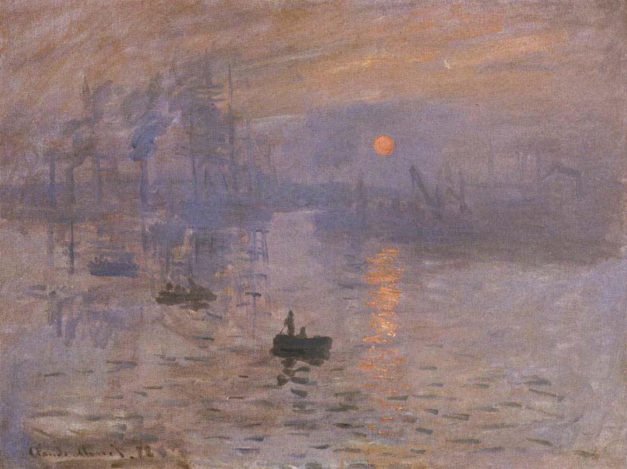 Claude Monet Impression-sunrise